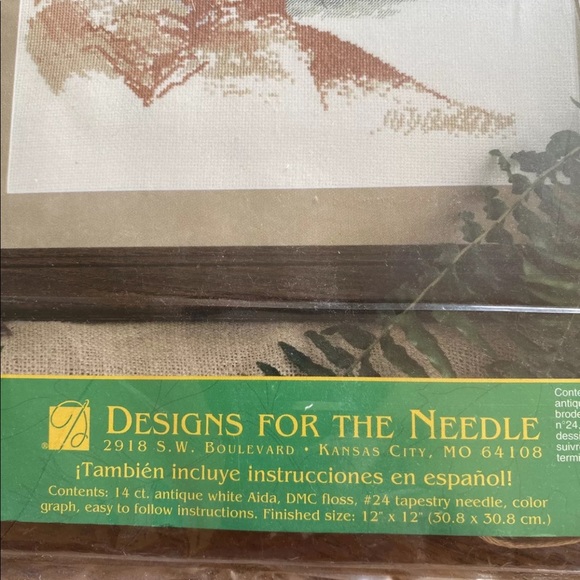 Cross Stitch Kit Natures Window Mountain Lion Cougar Cat New - Picture 5 of 6